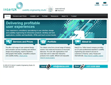 Tablet Screenshot of interux.com